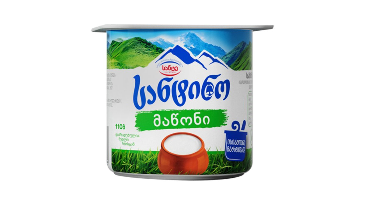 Сметана Santino, 110 г.