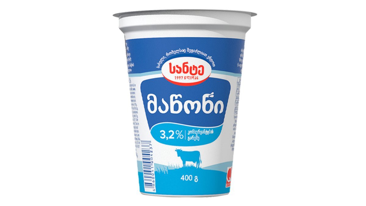Сметана Sante 3,2% 400 г.