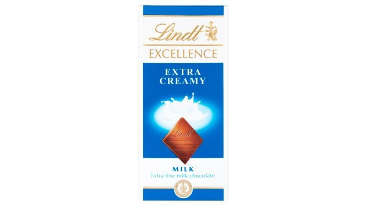 Lindt - плитка молочного шоколада, 20*100г