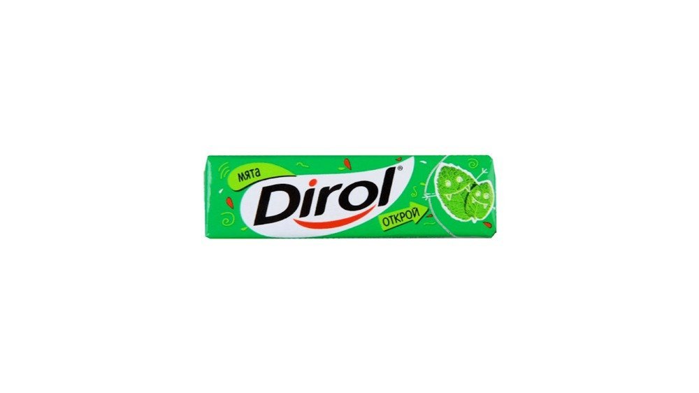 Жевательная резинка Dirol мятная 13,6 г