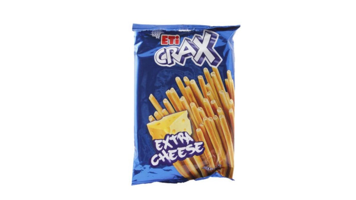 Соленые палочки ETI Crax с сыром, 45г
