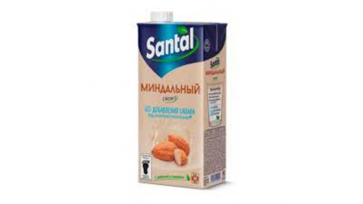 Напиток миндальный Santali без сахара, 1 л