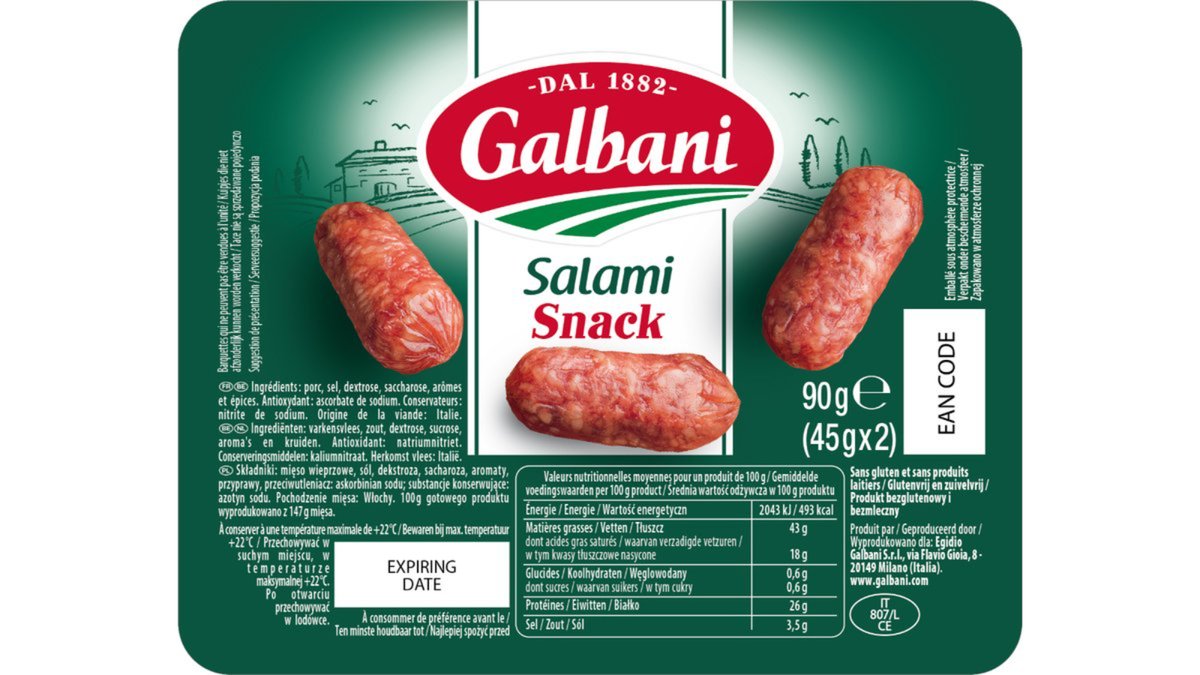 "Гальбанетто" - салями мини 90г