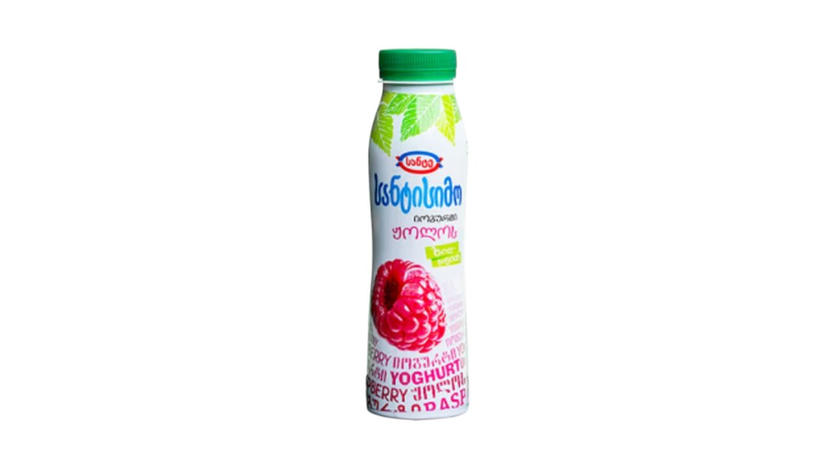 Питьевой йогурт Santissimo со вкусом малины, 2,5%, 290 г