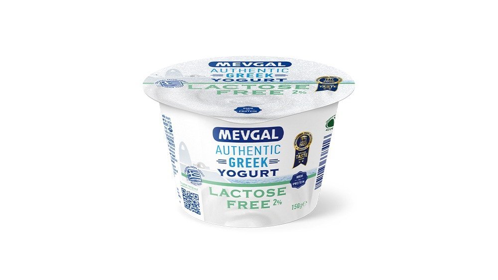 Греческий йогурт Mevgal без лактозы и сахара, 2%, 150 г