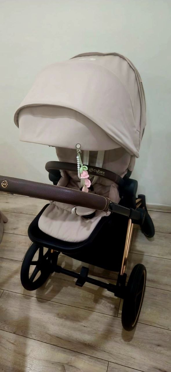 Коляска Cybex Priam 2 в 1, рама Rose Gold