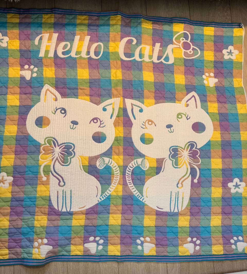 Плед-покрывало Hello cats