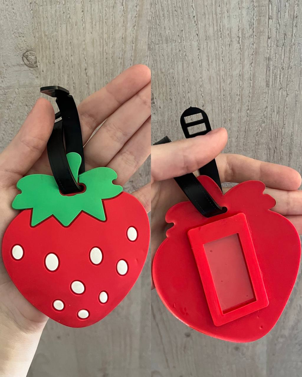 Силиконовая бирка для багажа