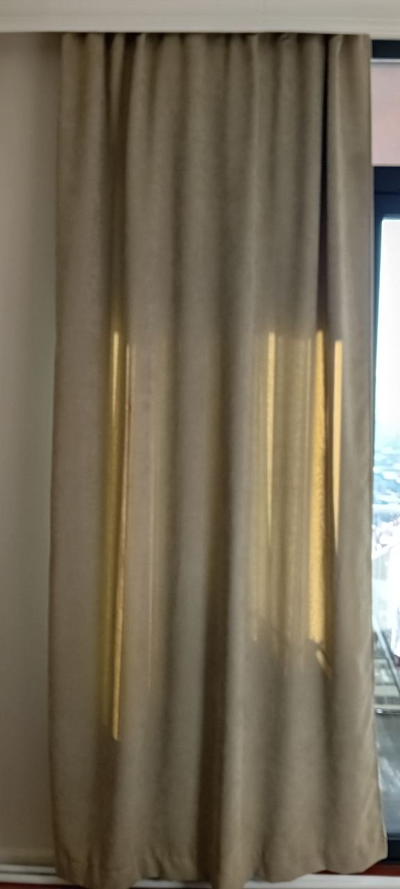 Ткань для штор, плотная, цвет какао с молоком, 8.2 м