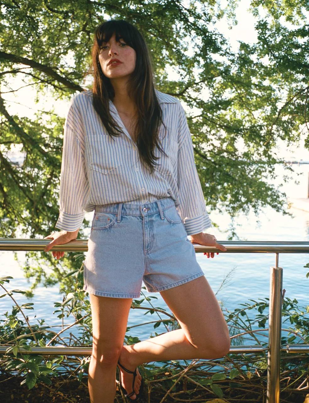 Шорты ZARA Mom-fit