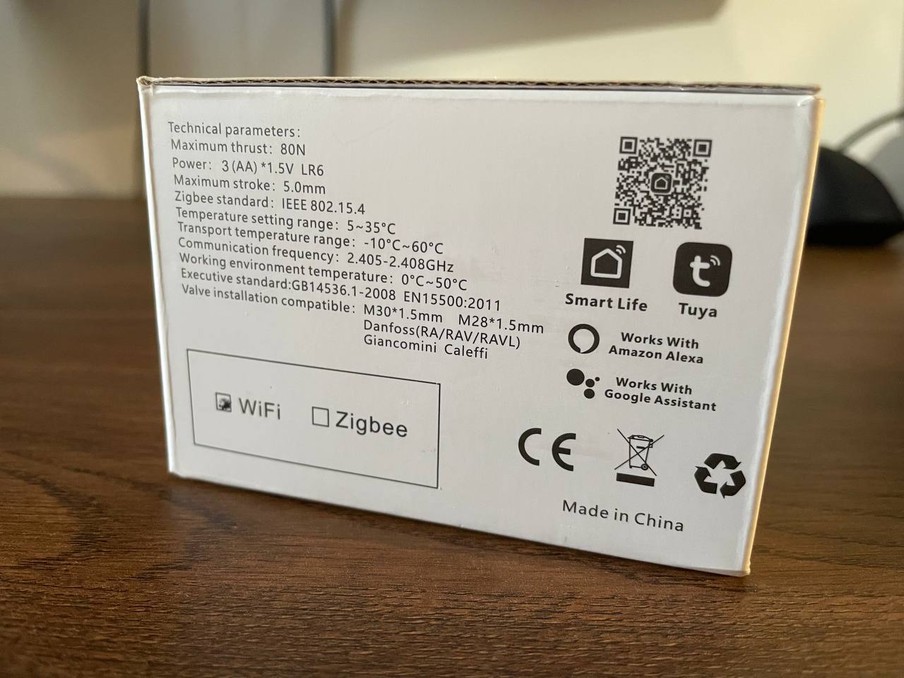 Термоголовка с Wi-Fi управлением, комплект