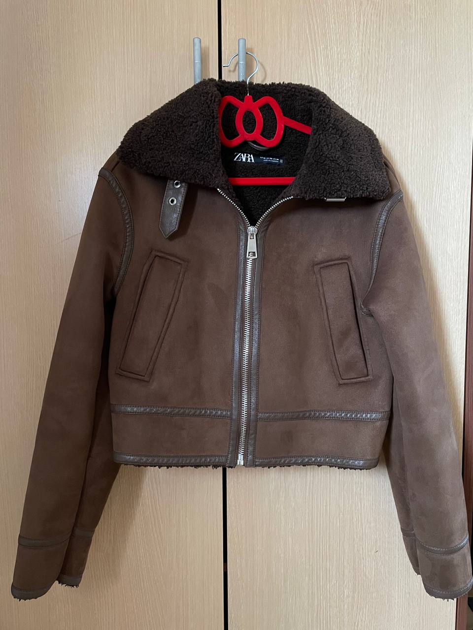 Дубленка Zara размер XS