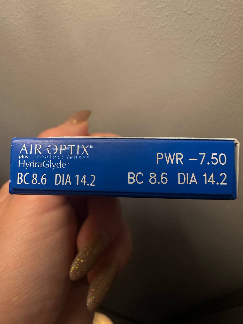 Контактные линзы Alcon Air Optix HydraGlyde -7,50 (6 шт)