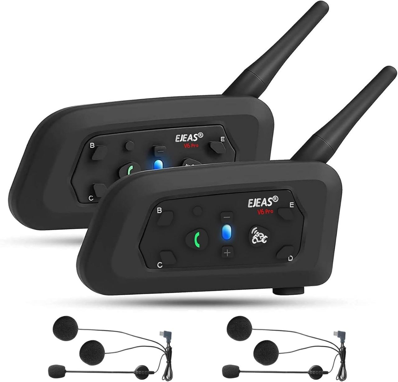 Bluetooth мотогарнитура EJEAS V6 Pro