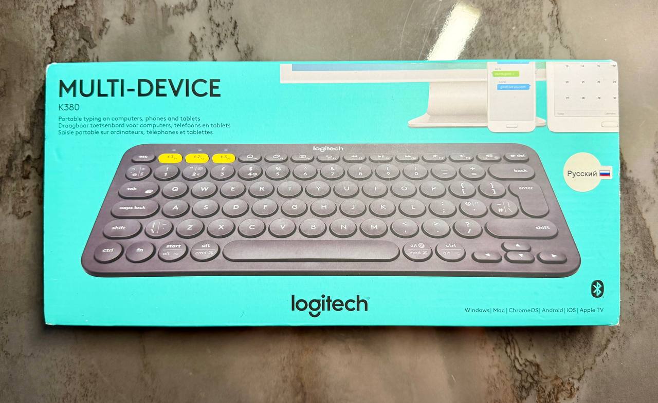 Logitech K380 компактная Bluetooth клавиатура