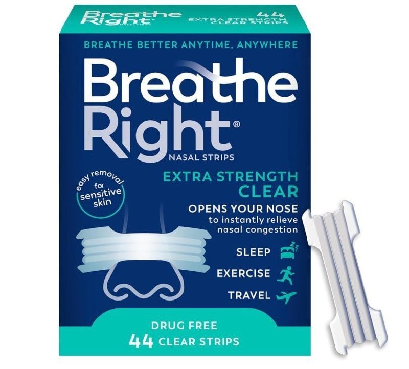 Breathe Right Extra Strength расширители для носа, 44 шт