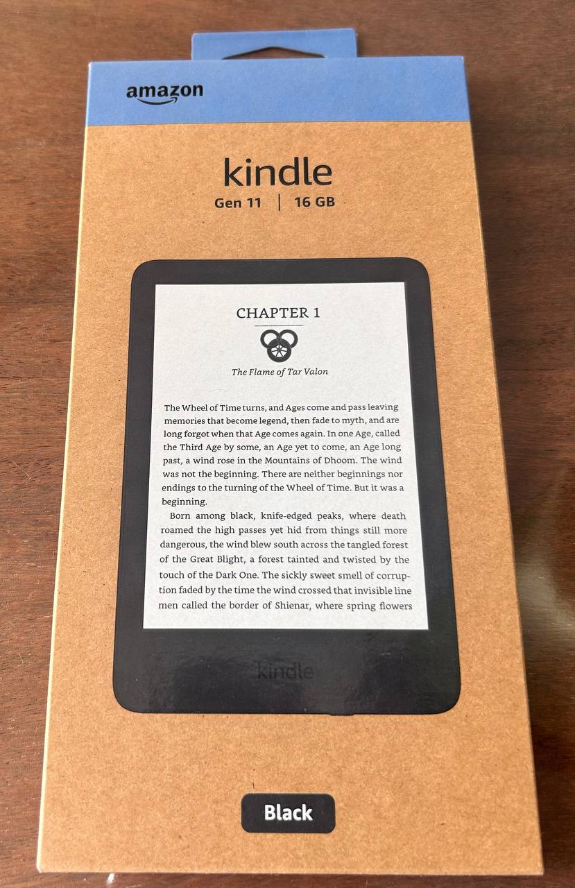 Amazon Kindle 11-го поколения, 16 ГБ, чёрный