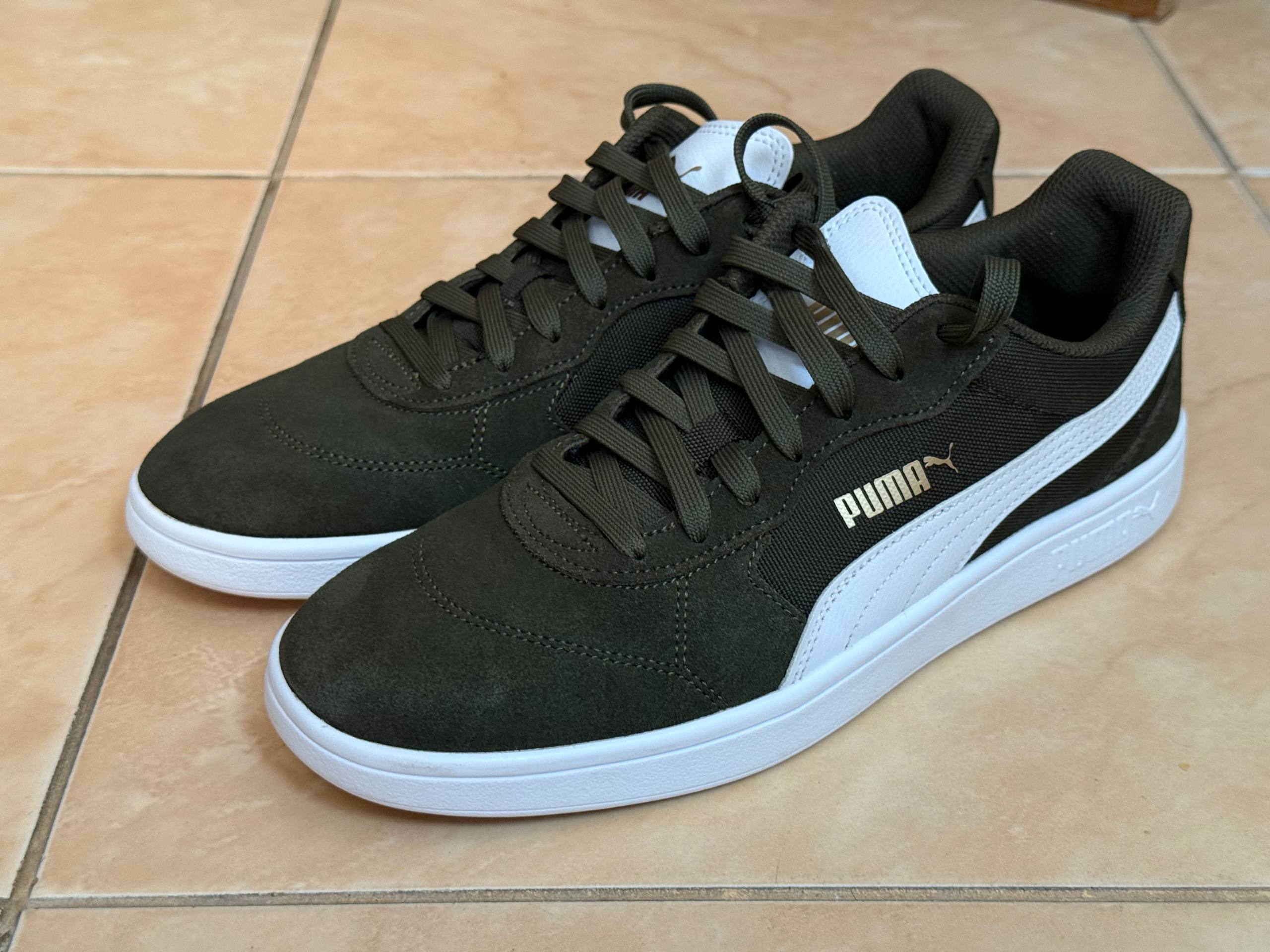 Кеды Puma оригинал, темно-зеленые, EU43