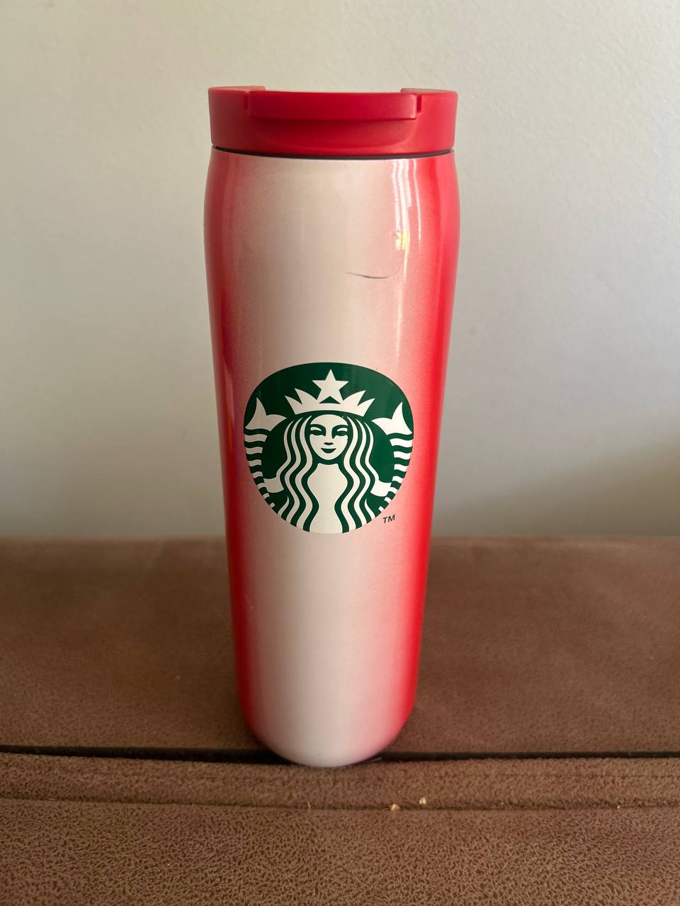 Термос Starbucks красный