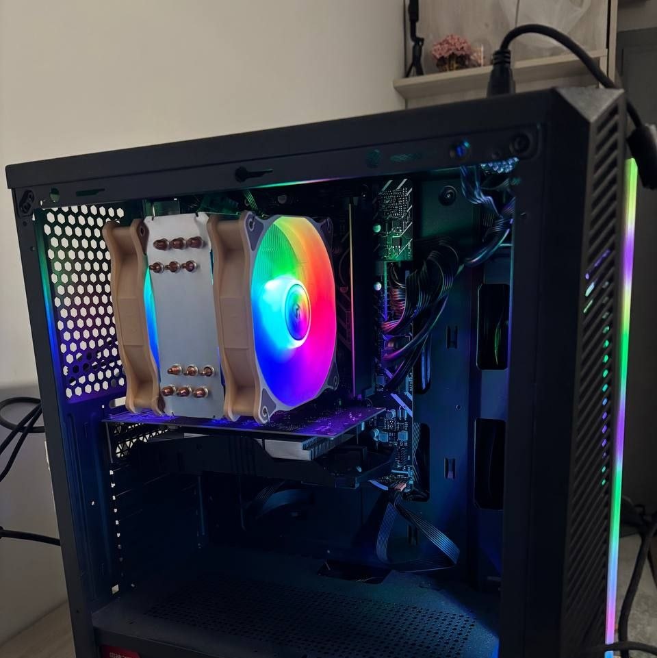 Игровой ПК i3-13100F + GTX 1050 Ti, 8GB DDR4, SSD 512GB
