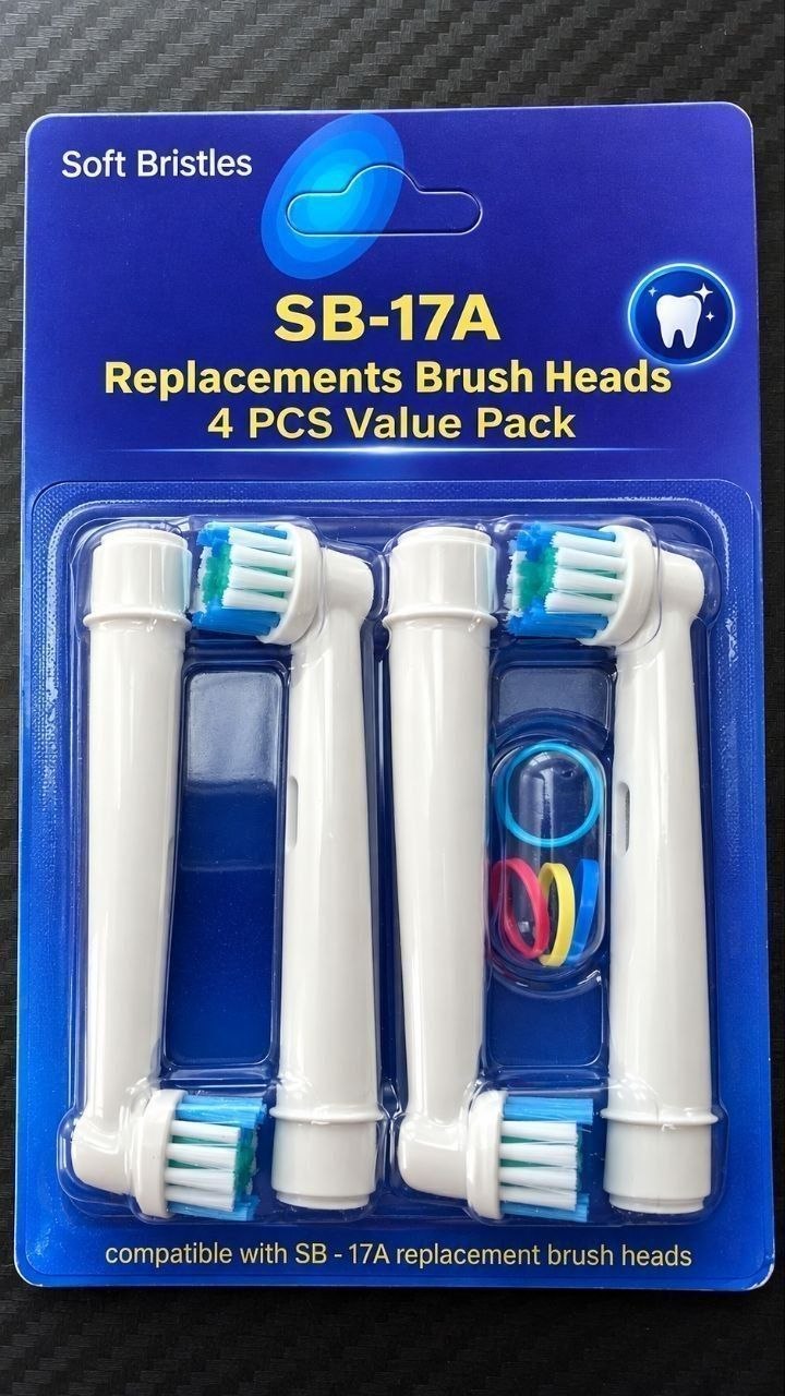 4 насадки для зубной щетки Oral-B