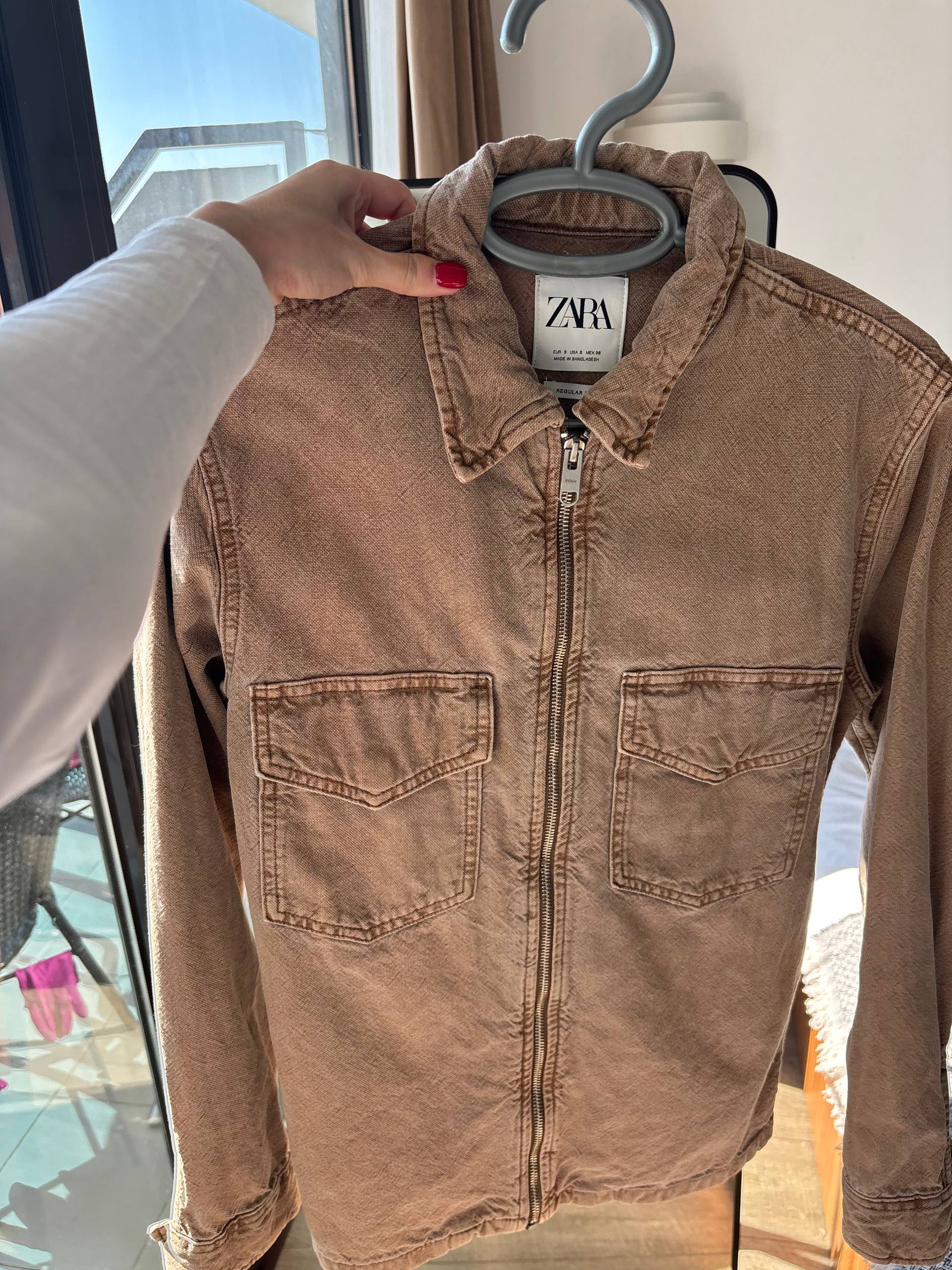 Мужская джинсовая рубашка Zara (S)