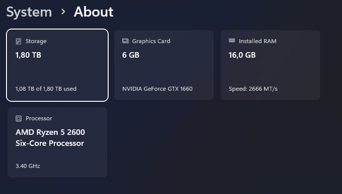 Компьютер с 2 мониторами BenQ и Acer, GTX 1660, Ryzen 5 2600