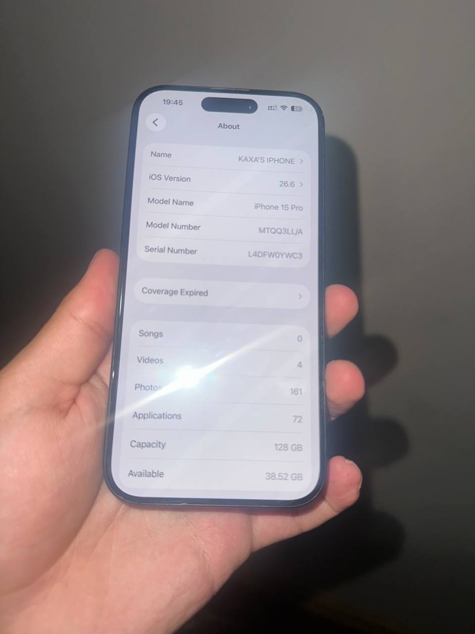 iPhone 15 Pro 128GB (Blue Titanium)