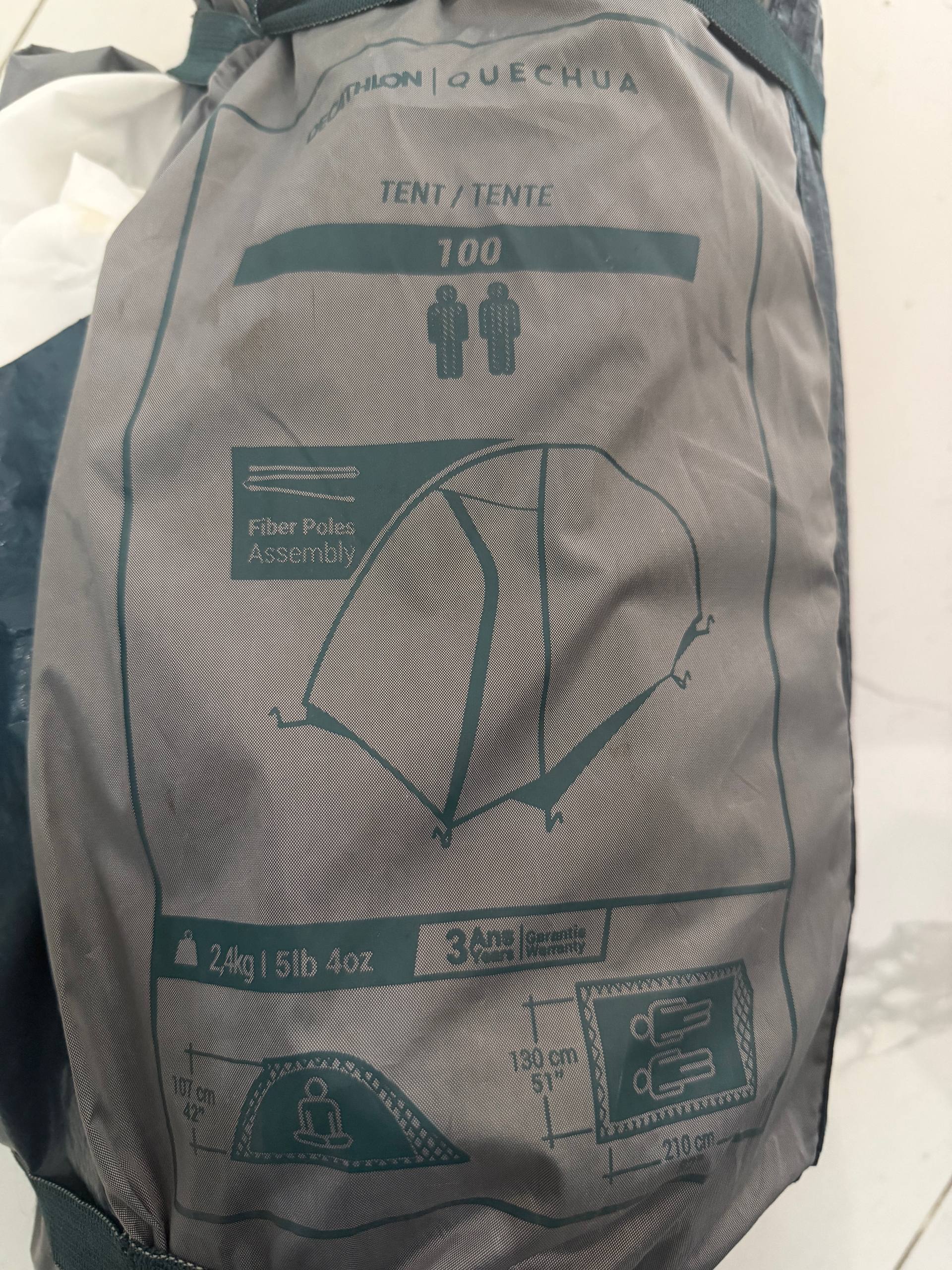 Палатка на двоих Decathlon Quechua