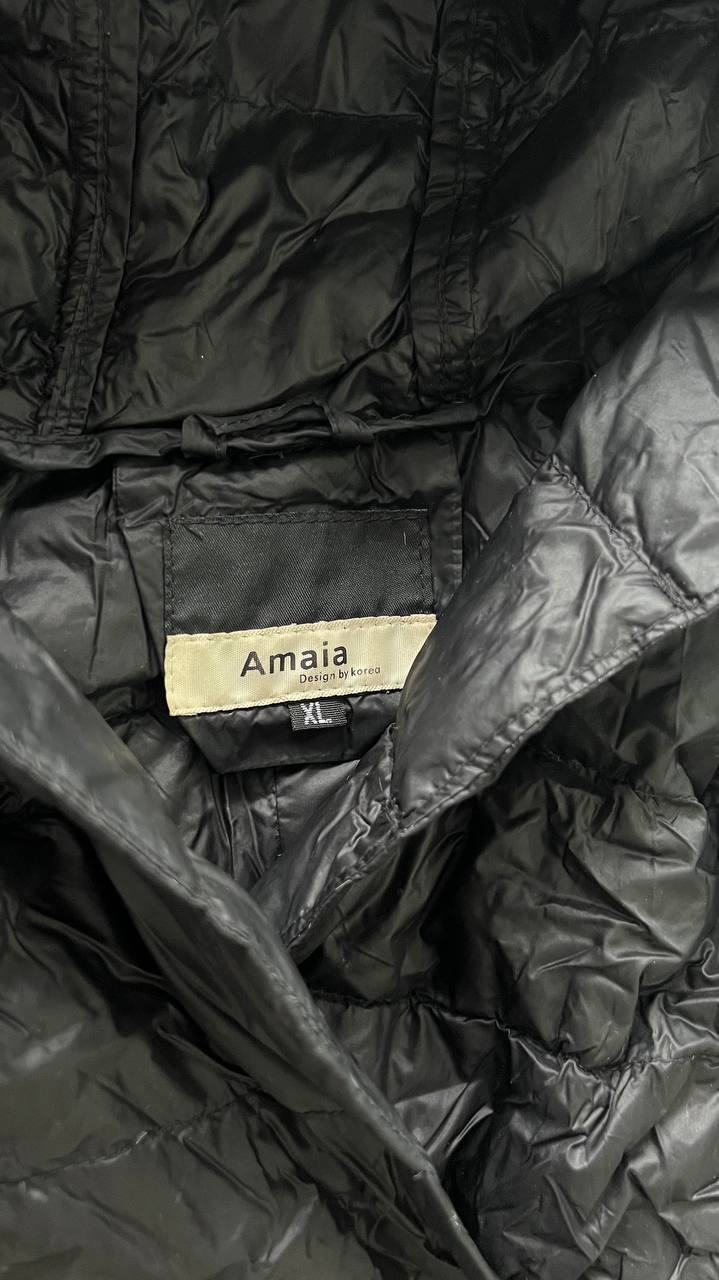 Невесомый пуховик в стиле Uniqlo, размер S/M