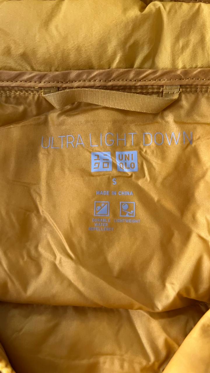 Пуховик Uniqlo ультралегкий женский размер S