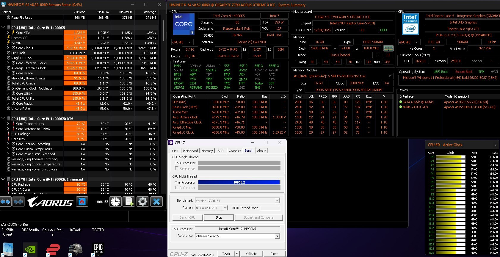 Процессор Intel Core i9-14900KS (6.2GHz)