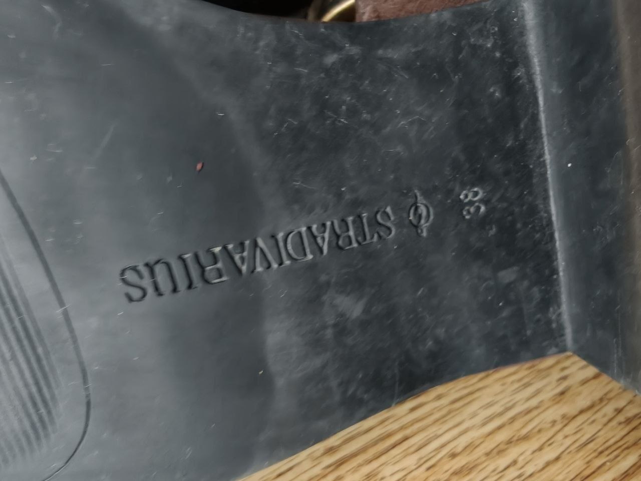 Осенние сапоги Stradivarius, замшевые, размер 38