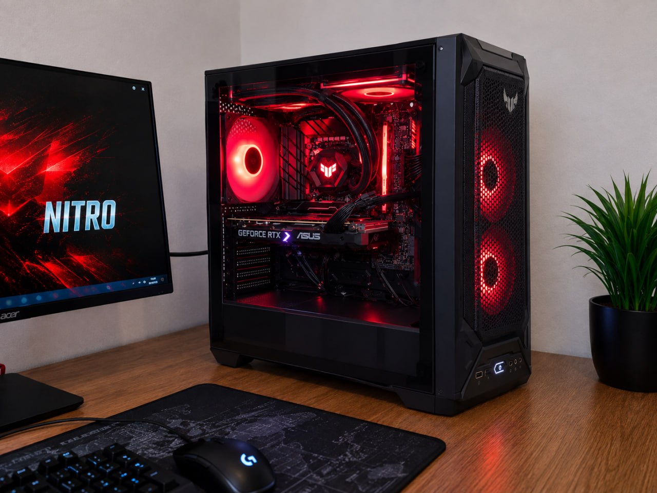 Игровой ПК: Intel Core i5-12400F, ASUS RTX 3060 12GB, 32GB DDR4, 1TB SSD