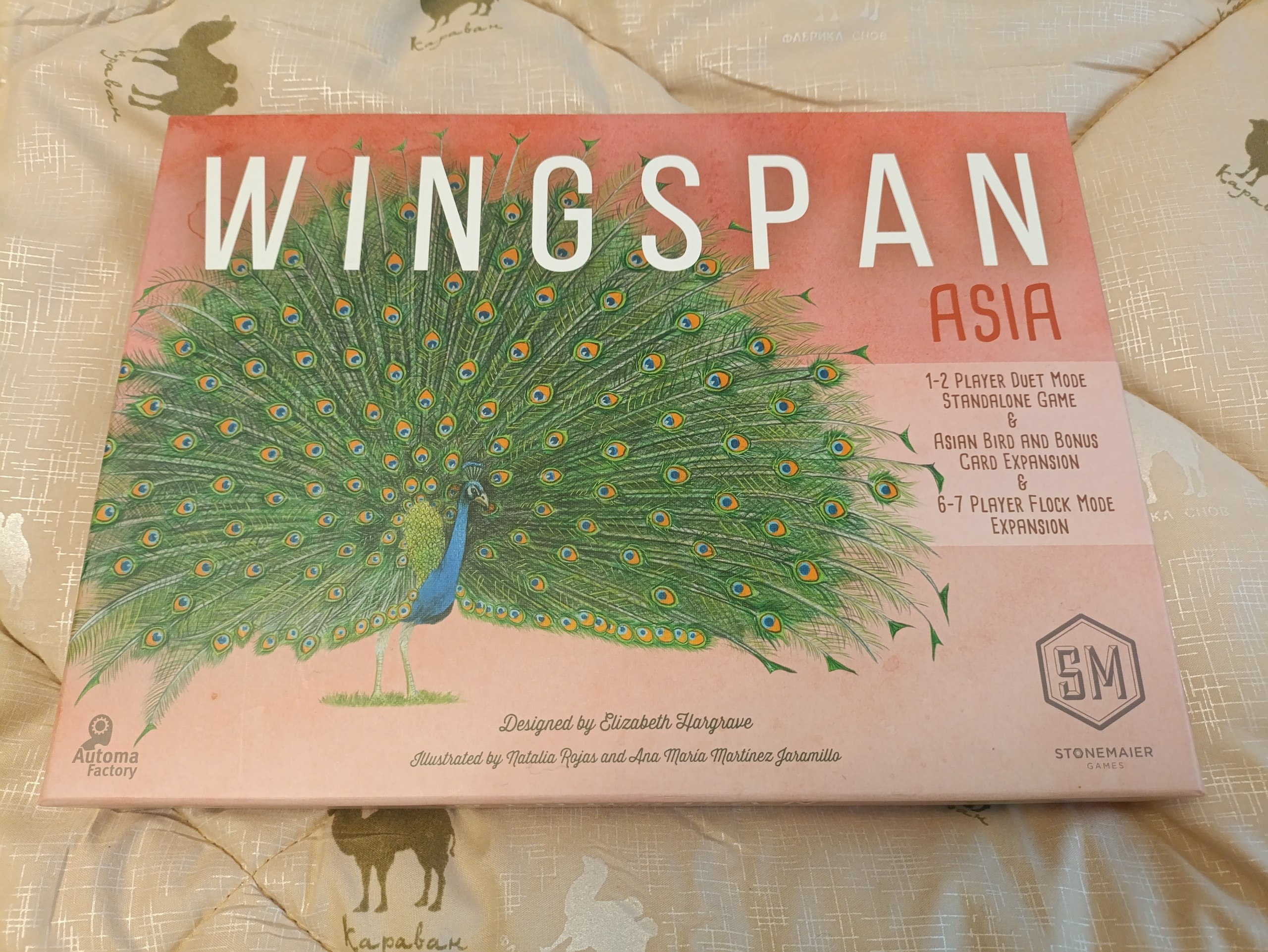 Настольная игра Wingspan Asia (Крылья: Азия)