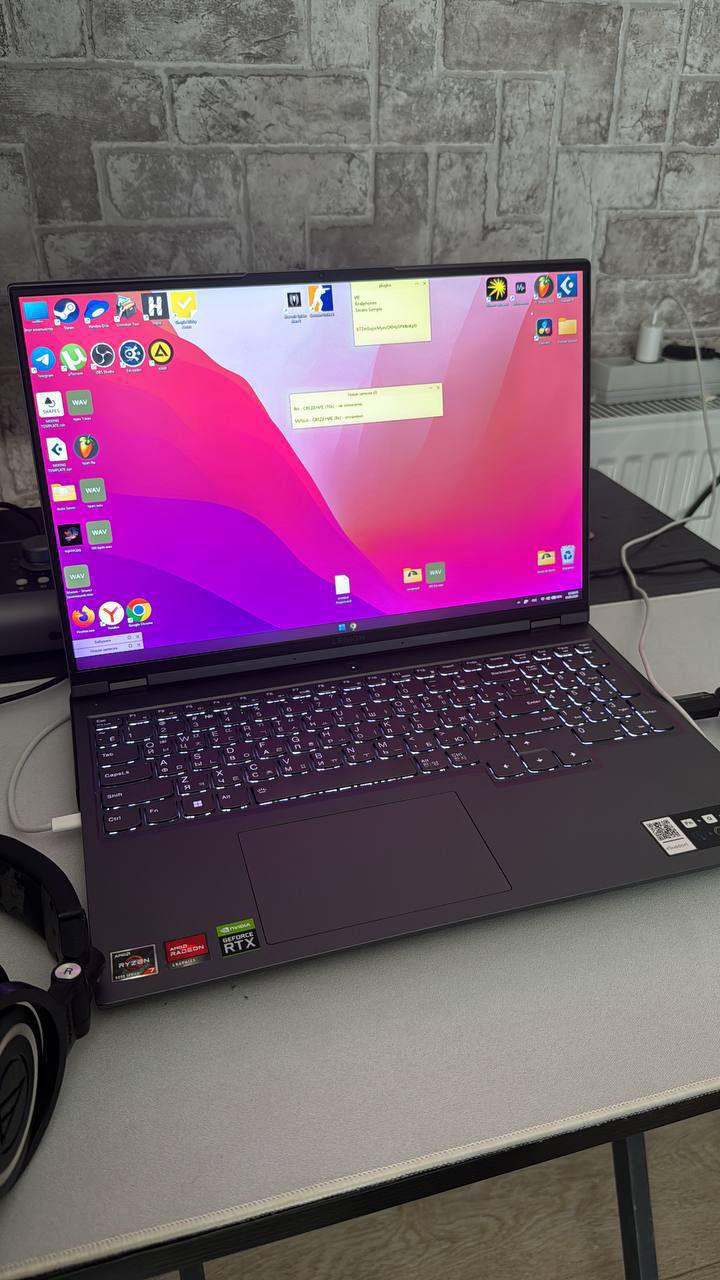 Ноутбук Lenovo Legion 5 Pro 16ARH7H, Ryzen 7 6800H, RTX 3060, 16GB DDR5, 1TB SSD