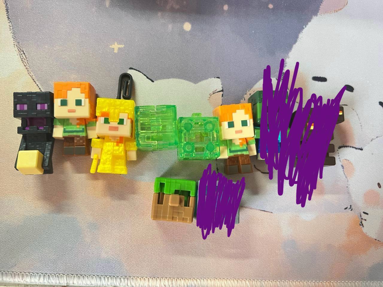 Фигурки Minecraft (по 5 лари)