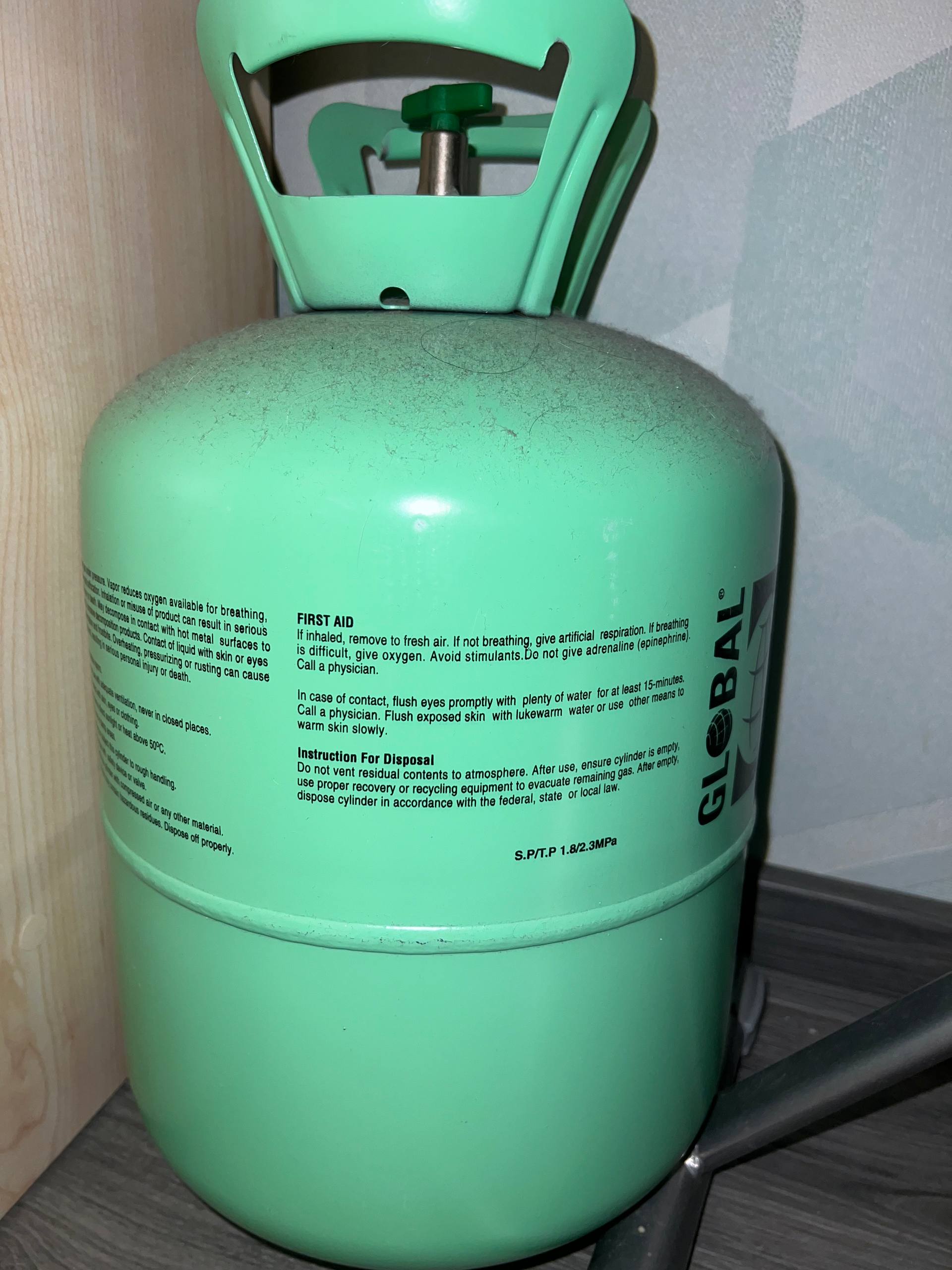 Баллон с фреоном R22 (GLOBAL Refrigerant 22)