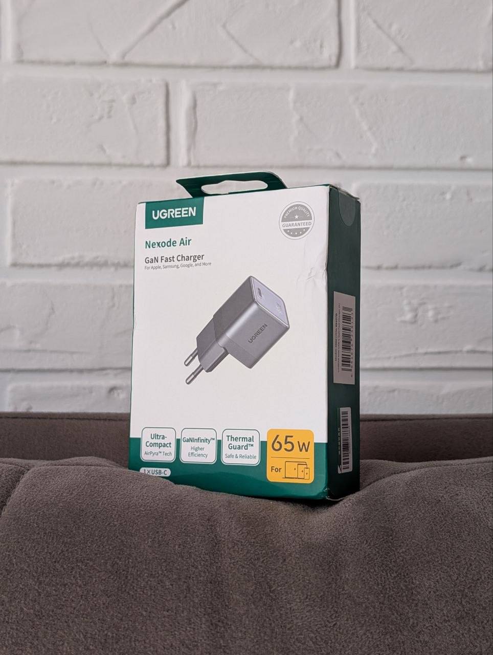 Блок питания UGREEN GaN 65W
