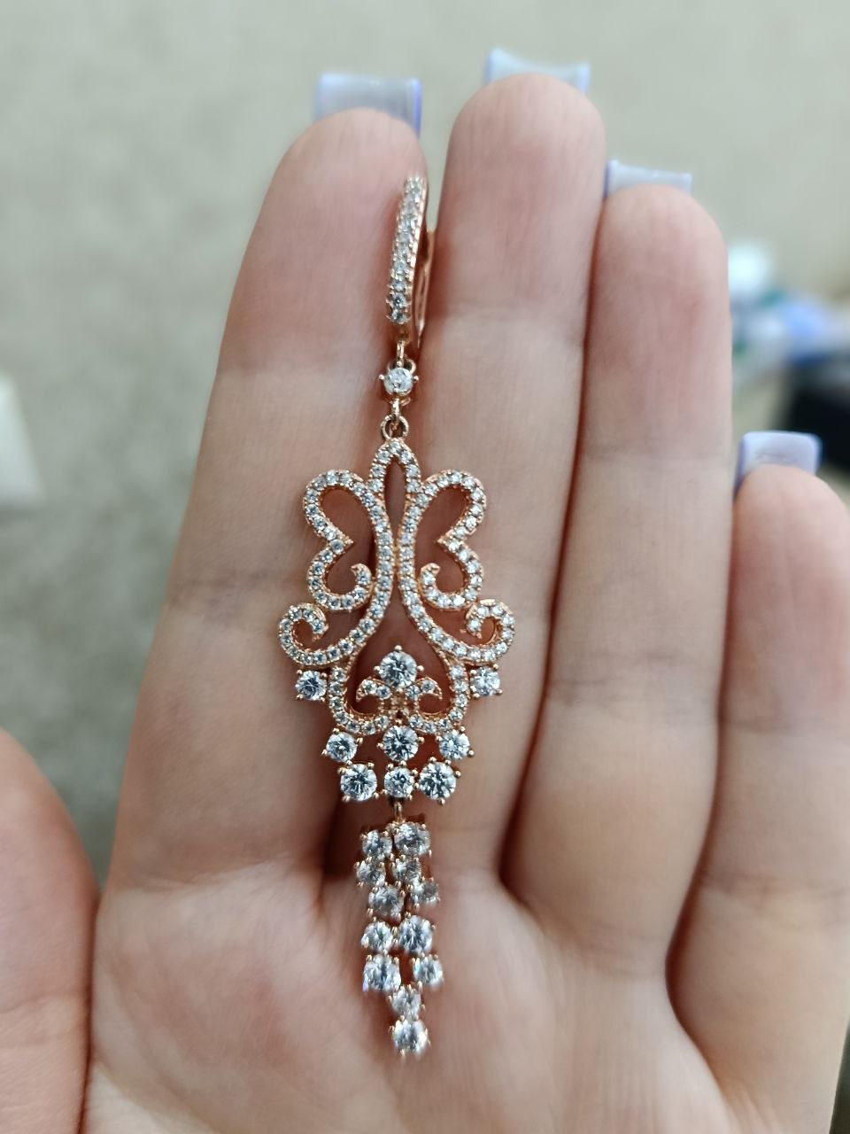 Серёжки серебряные на свадьбу