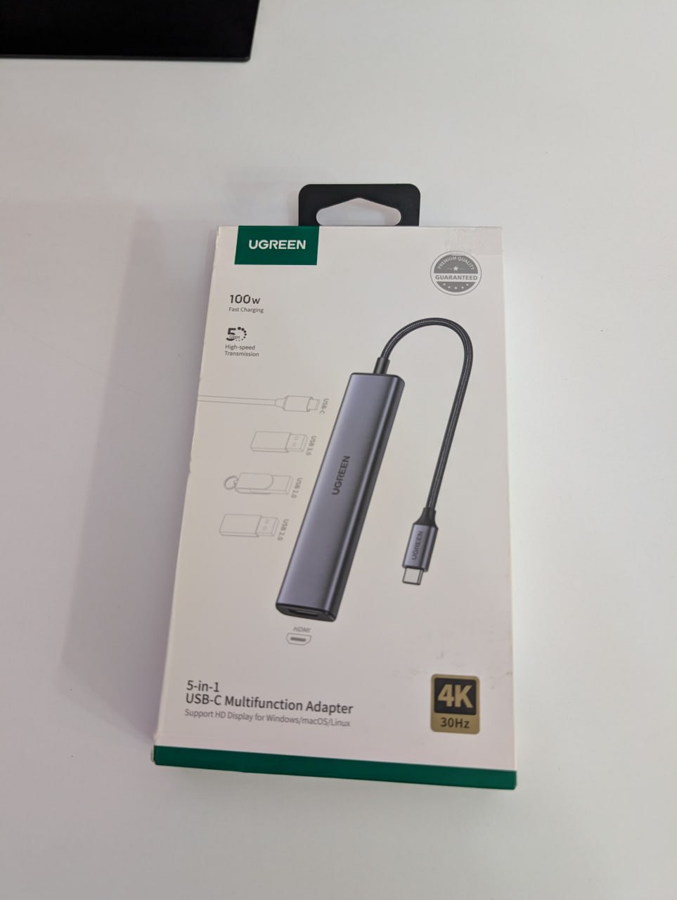 USB-хаб Ugreen 5-in-1 USB-C Adapter