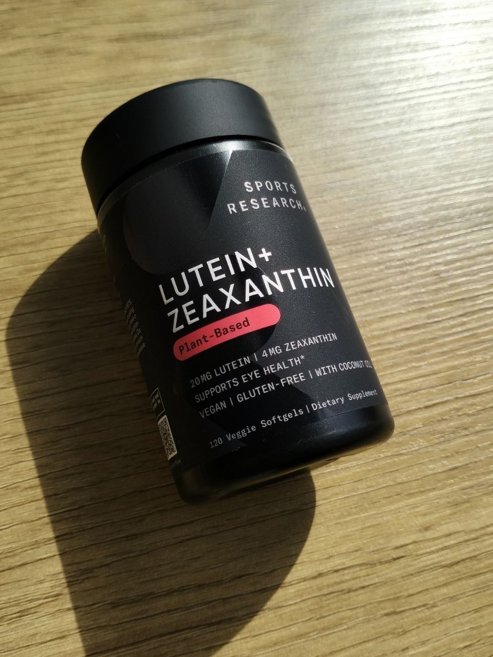 Lutein + Zeaxanthin Sports Research, 120 веганских капсул