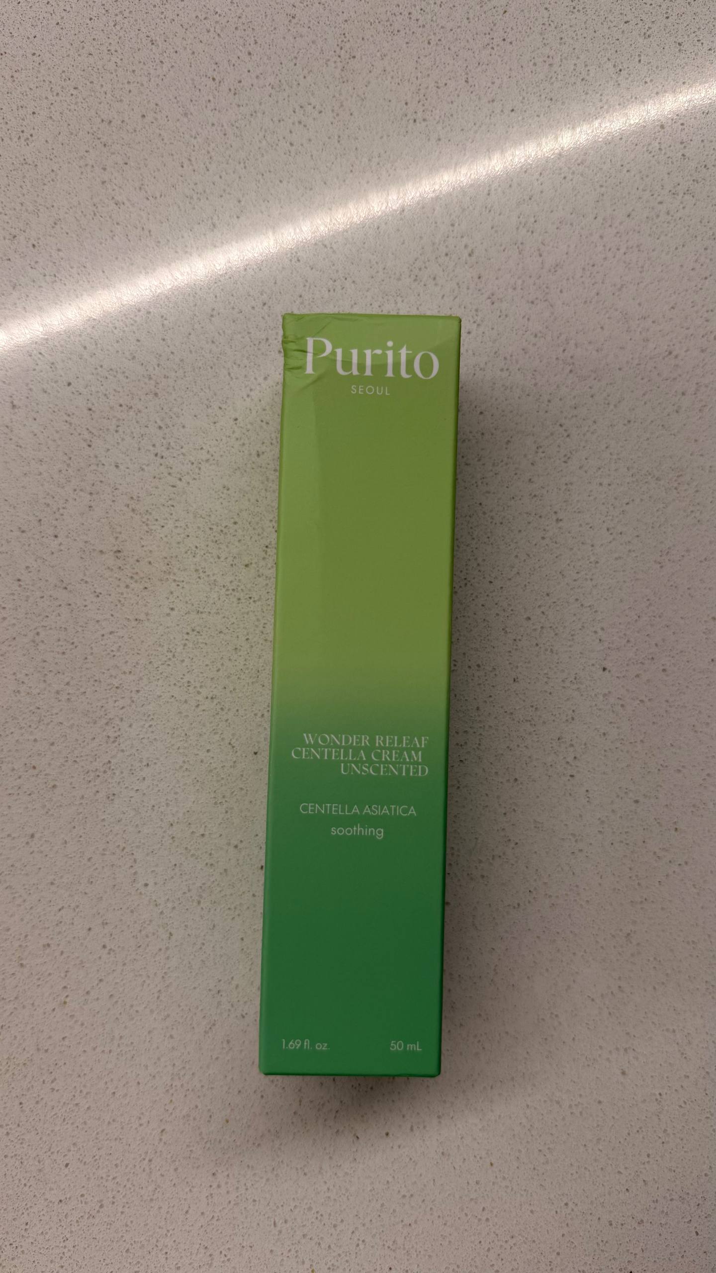 Увлажняющий крем Purito Wonder Releaf Centella Cream Unscented, 50 мл