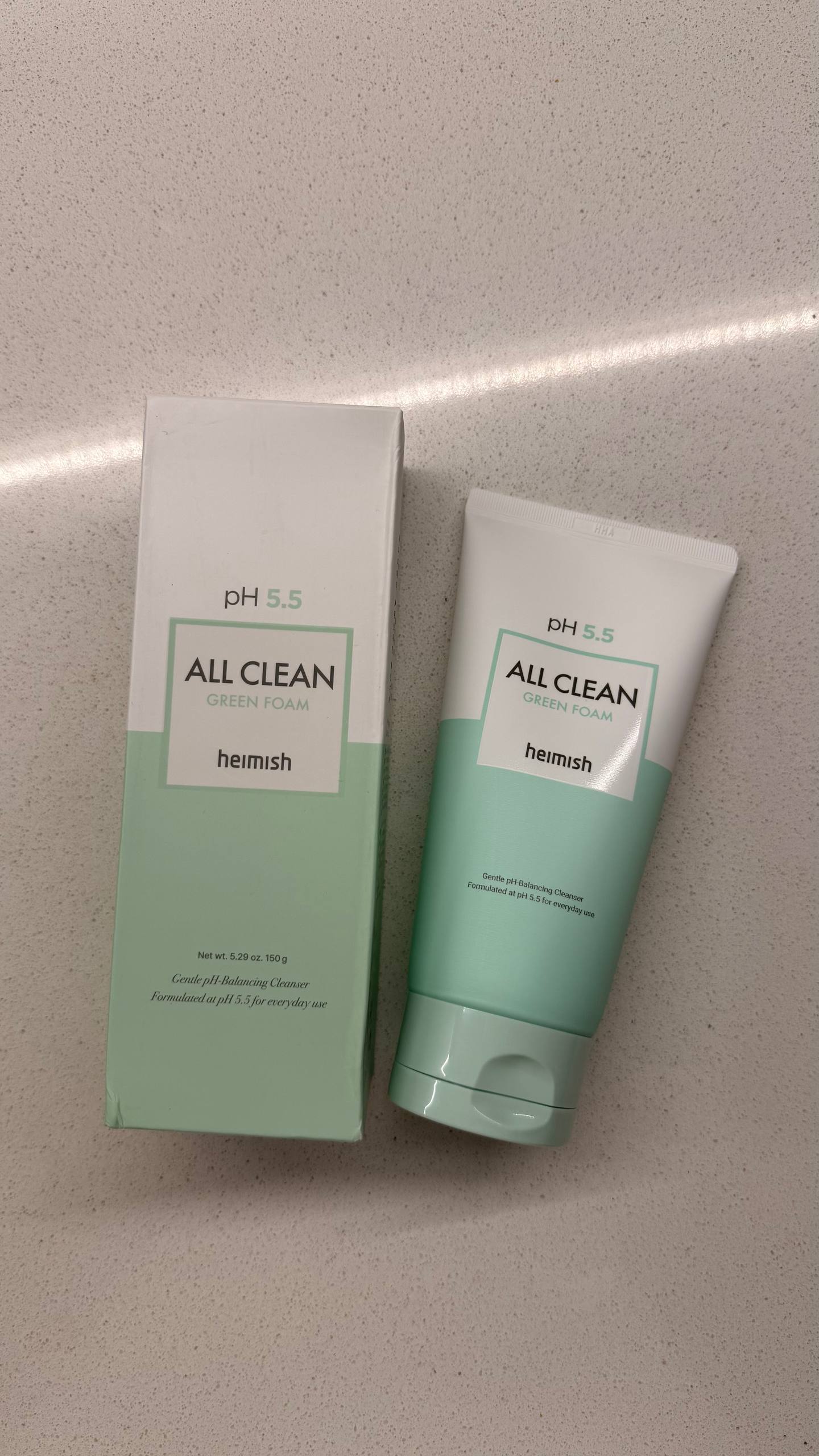 Мягкая пенка для умывания Heimish All Clean Green Foam, 150 мл