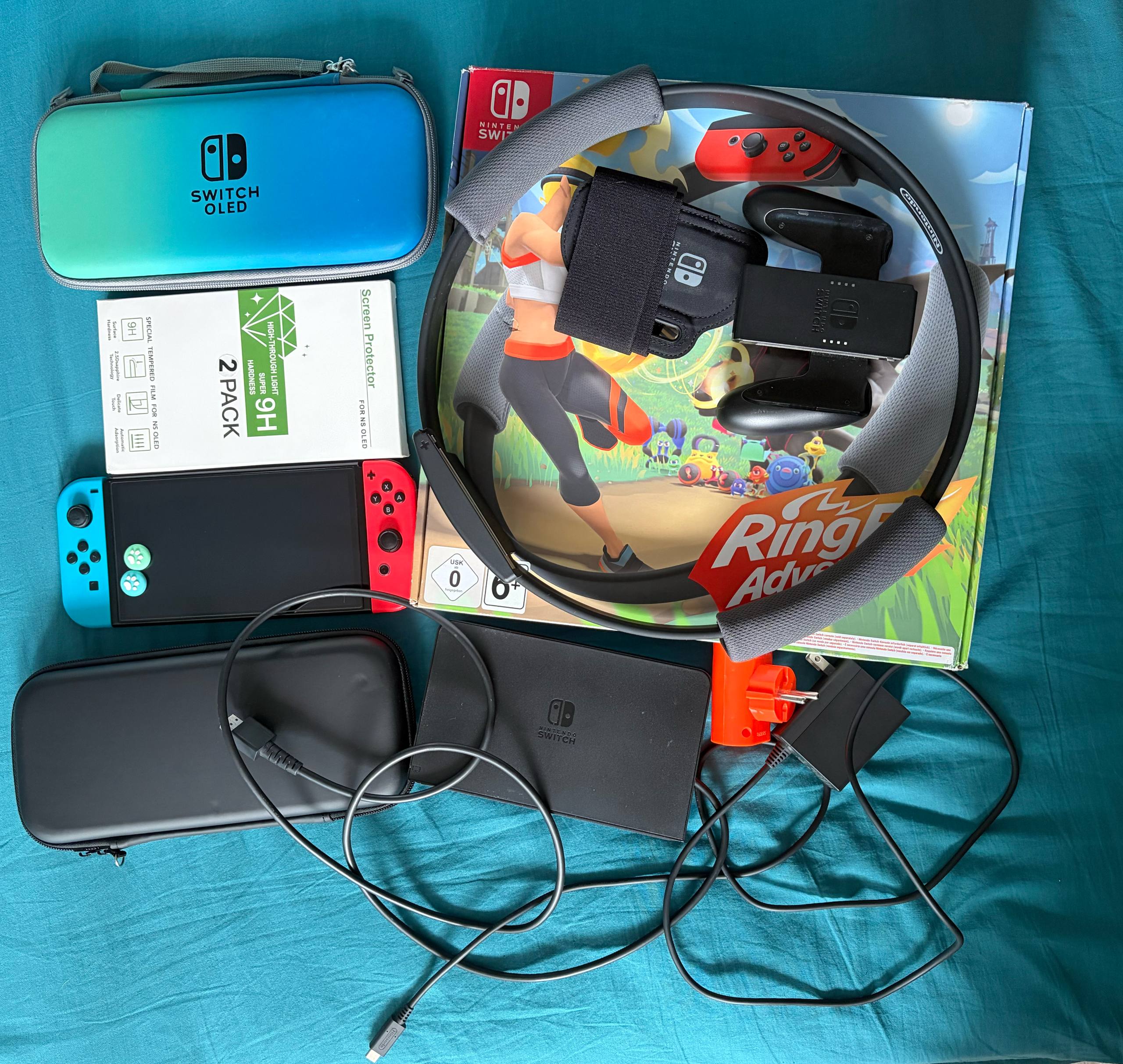 Nintendo OLED + Ring Fit (комплект)