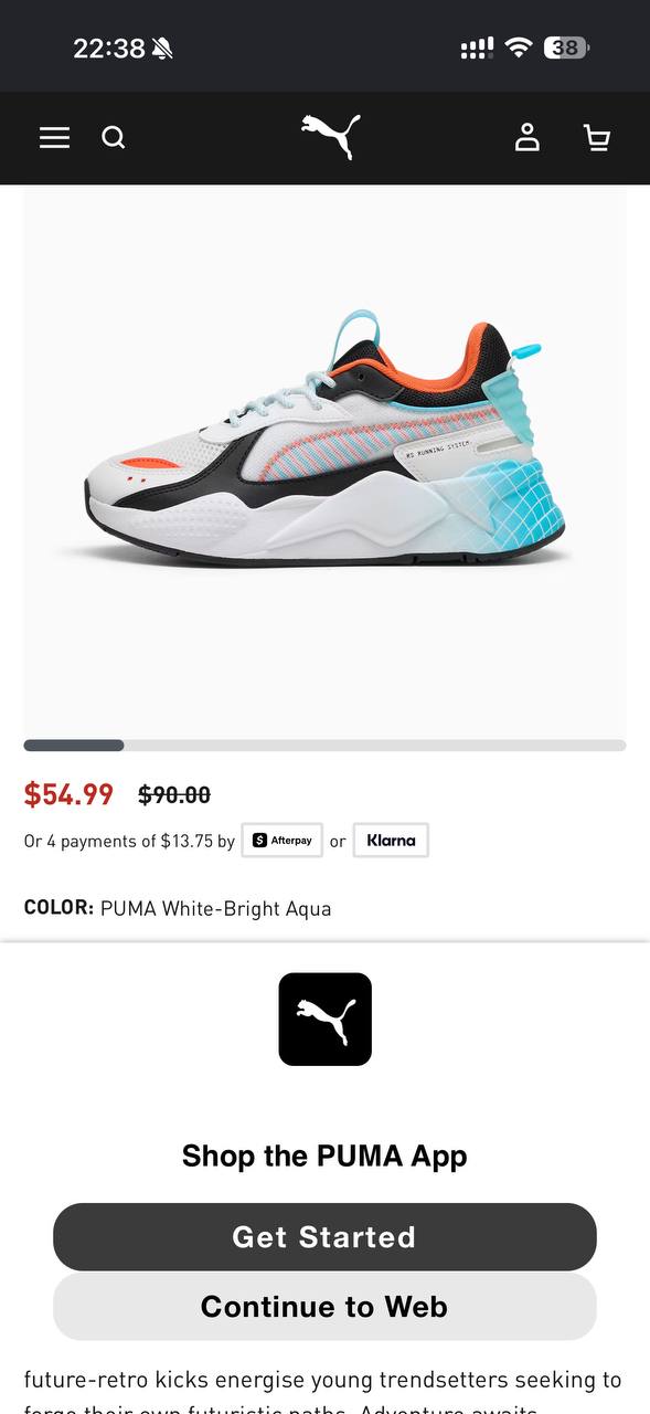 Детские кроссовки Puma RS-X Artificial Friends
