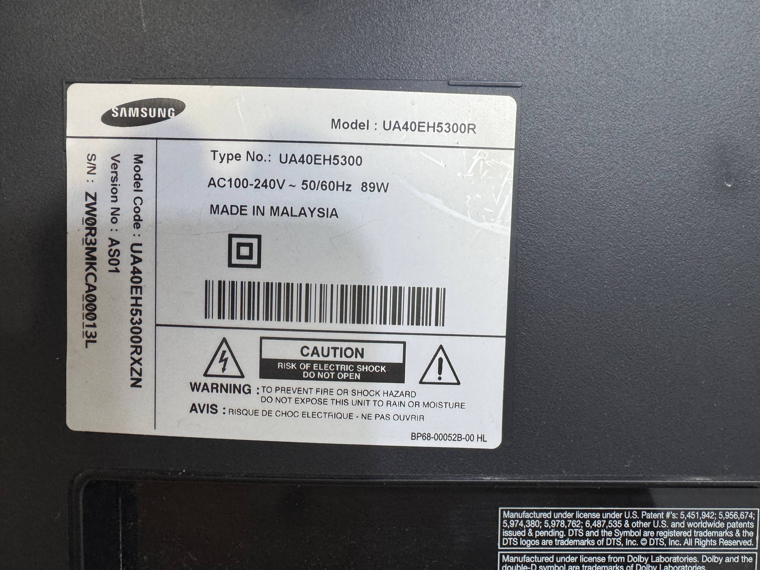 Телевизор Samsung UA40EH5300R 40 дюймов