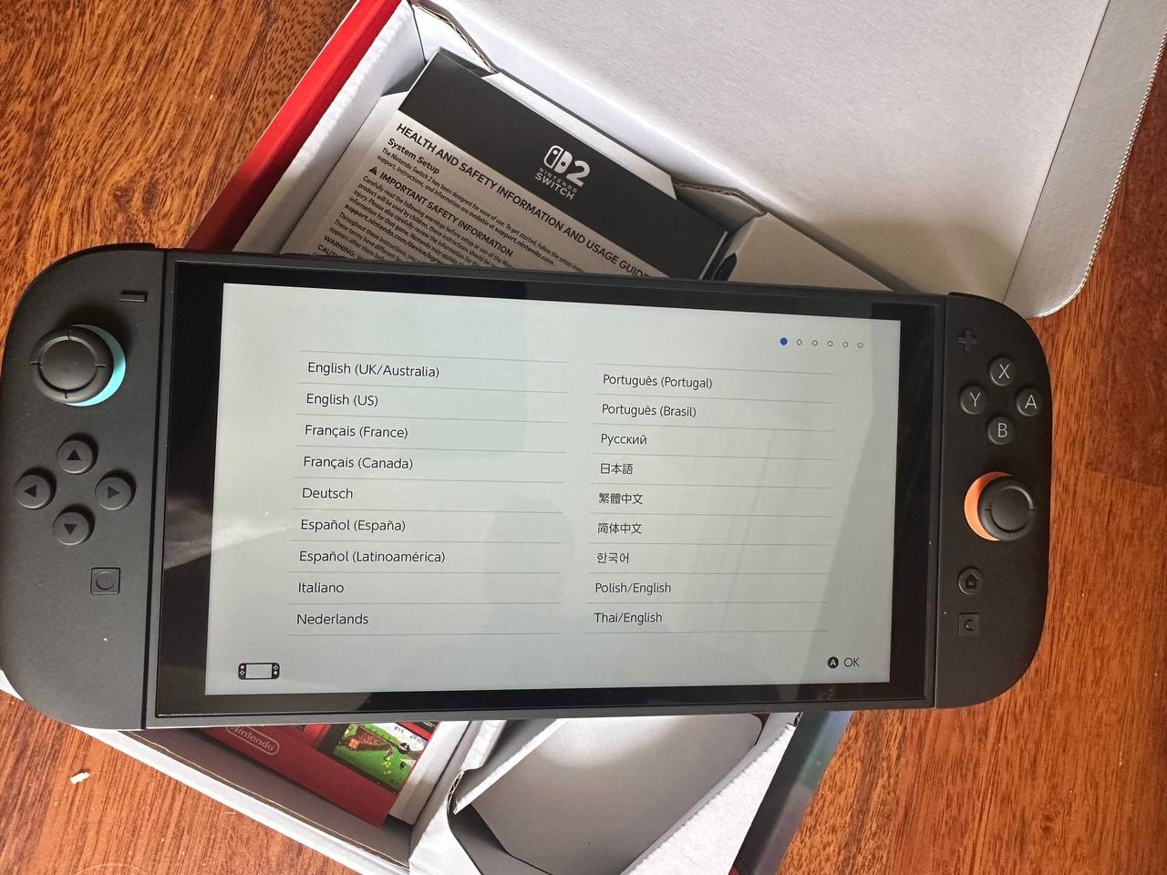 Nintendo Switch 2, полный комплект