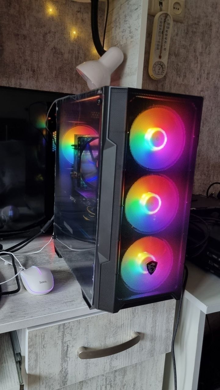 Системный блок ПК: Ryzen 5 3600, 16GB DDR4, SSD 200GB, MSI RX470 4GB