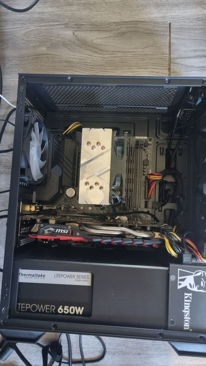 Системный блок ПК: Ryzen 5 3600, 16GB DDR4, SSD 200GB, MSI RX470 4GB